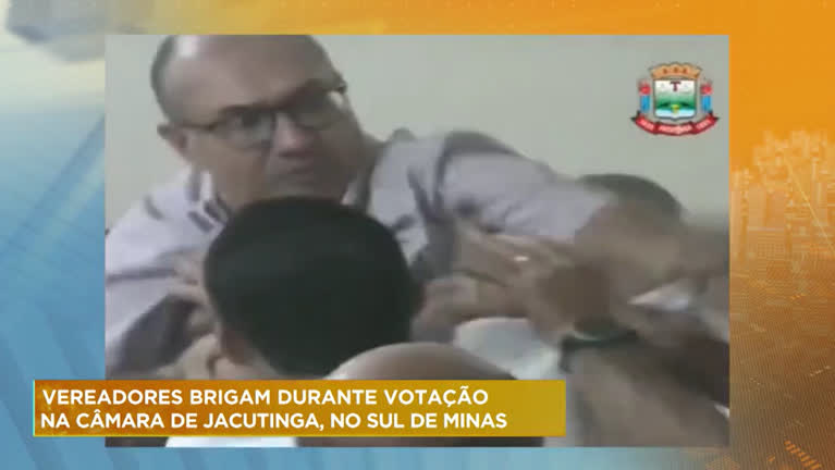 Vídeo: Votação na Câmara de Jacutinga (MG) termina em briga
