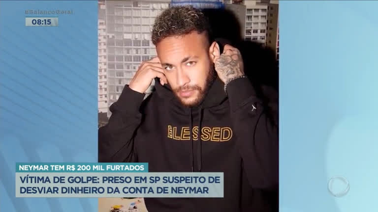 Vídeo: Preso em SP suspeito de desviar R$ 200 mil da conta de Neymar