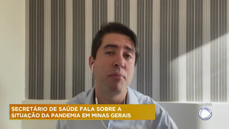 Vídeo: Secretário de Estado de Saúde fala ao vivo com a Record TV Minas