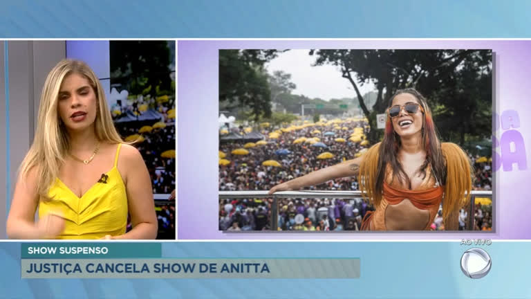 Vídeo: Justiça cancela show de Anitta