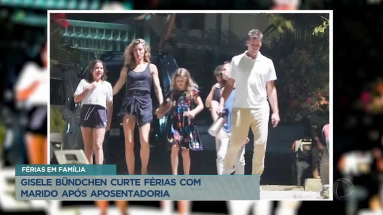 Vídeo: Gisele Bündchen curte férias com a família na Costa Rica
