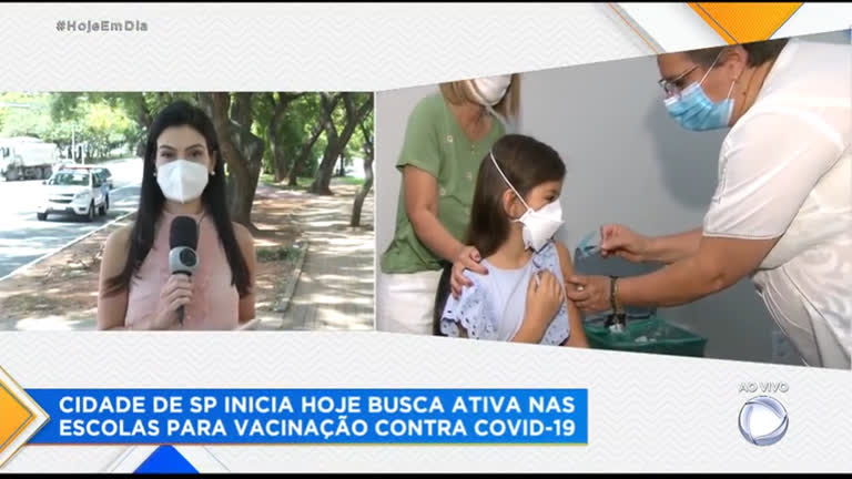 Vídeo: São Paulo inicia busca ativa nas escolas para vacinação de crianças contra a covid-19