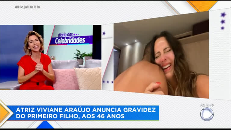 Vídeo: Viviane Araújo se emociona ao anunciar gravidez do primeiro filho