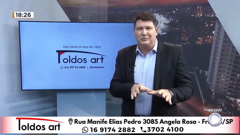 Vídeo: Toldos Art - Cidade Alerta Interior - Exibido em 21/02/2022