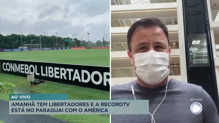 Vídeo: No Paraguai, jogadores do América-MG se preparam para Libertadores