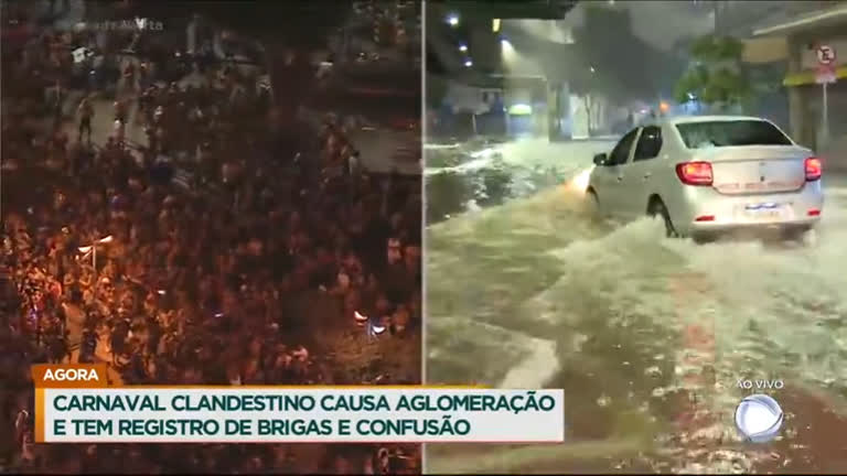 Vídeo: Blocos ilegais de carnaval lotam as ruas do Rio de Janeiro