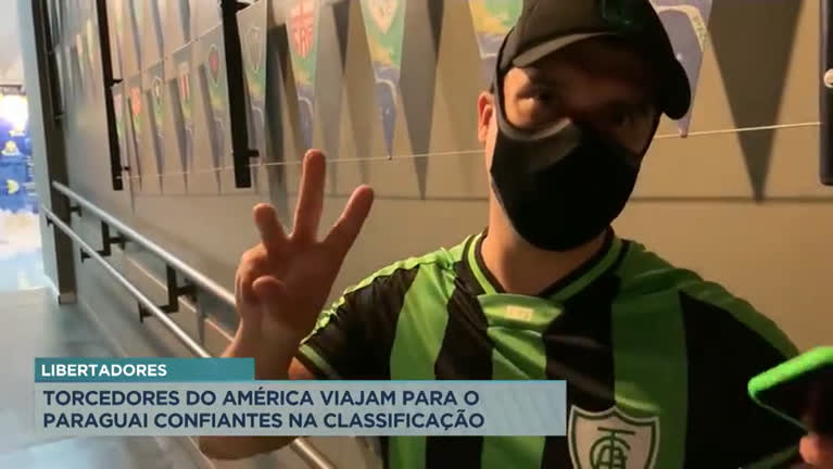 Vídeo: Torcedores brasileiros chegam ao Paraguai para jogo do América