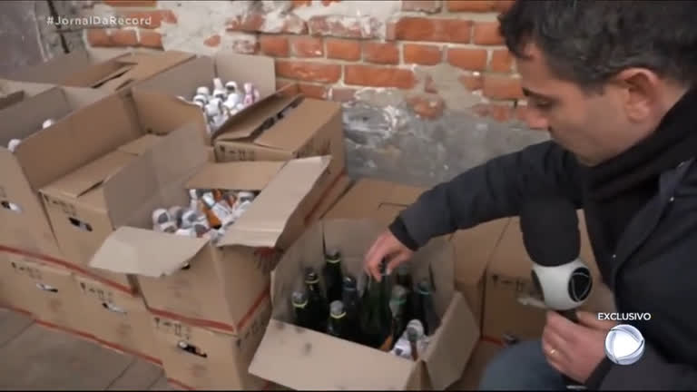 Vídeo: Enviados especiais do JR à Ucrânia encontram cervejaria que virou fábrica de coquetéis molotov