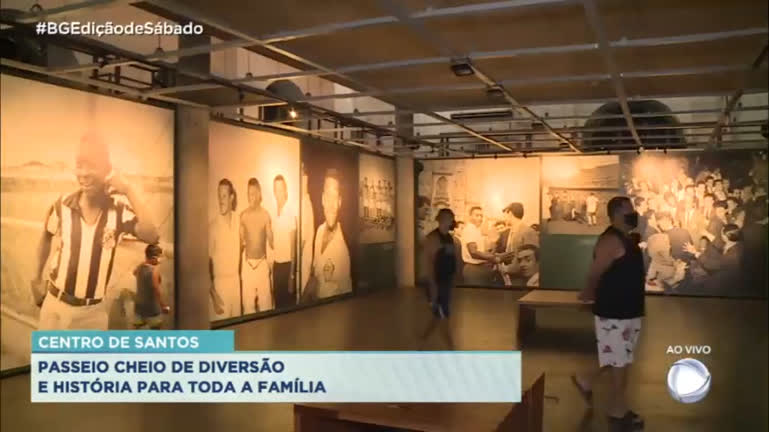 Vídeo: Conheça as atrações do Centro Histórico de Santos