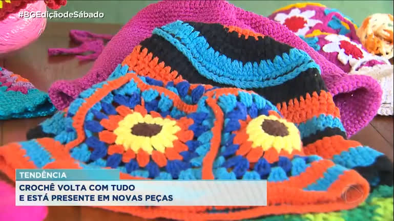 Vídeo: Crochê: peças personalizadas e coloridas estão em alta