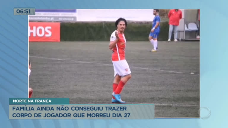 Vídeo: Família de jogador de morreu na França ainda não conseguiu trazer corpo do atleta para o Brasil