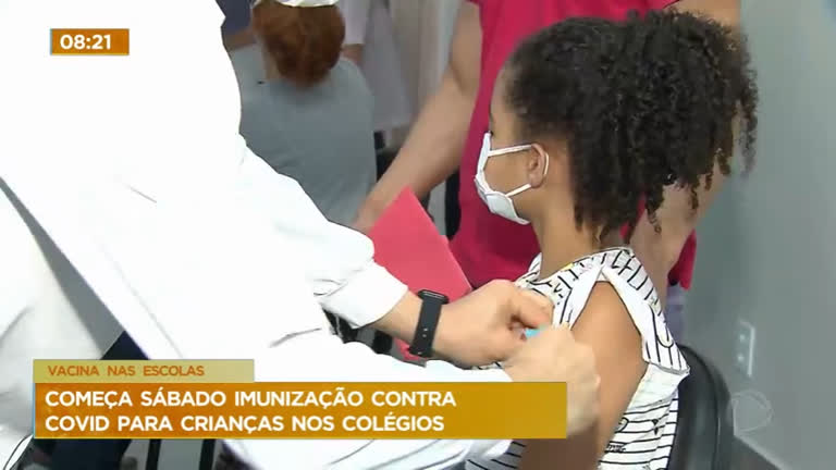 Vídeo: Crianças de 5 a 11 anos poderão ser vacinadas contra Covid-19 em escolas do DF