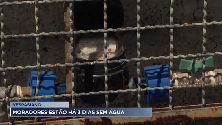 Vídeo: Grande BH: moradores denunciam que estão sem água há 3 dias