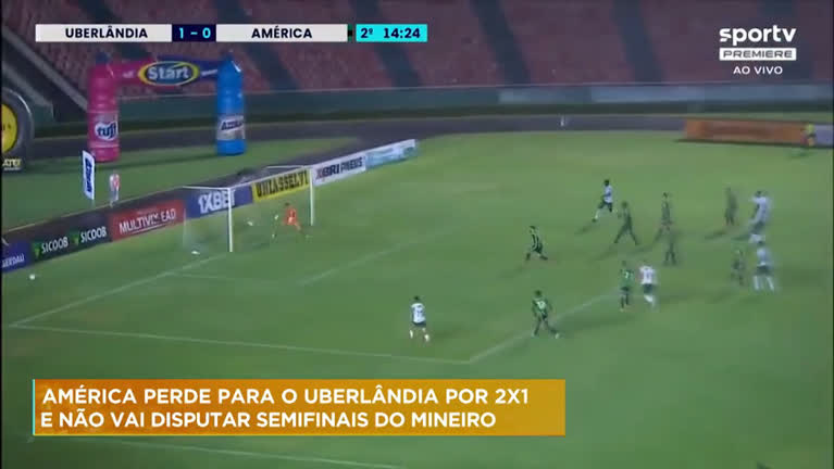 Vídeo: América-MG perde para Uberlândia e está eliminado do Mineiro