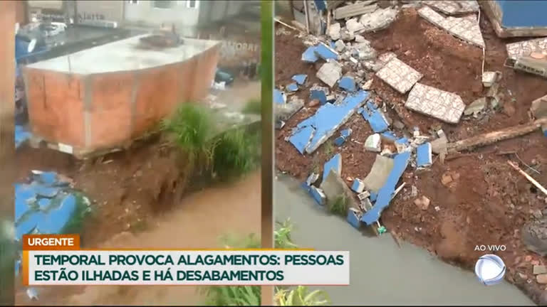 Vídeo: Vídeo mostra momento em que casa desaba durante chuva na Zona Leste de SP