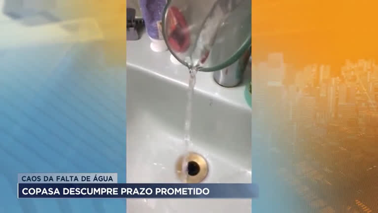 Vídeo: Moradores denunciam falta de água além de rodízio na Grande BH