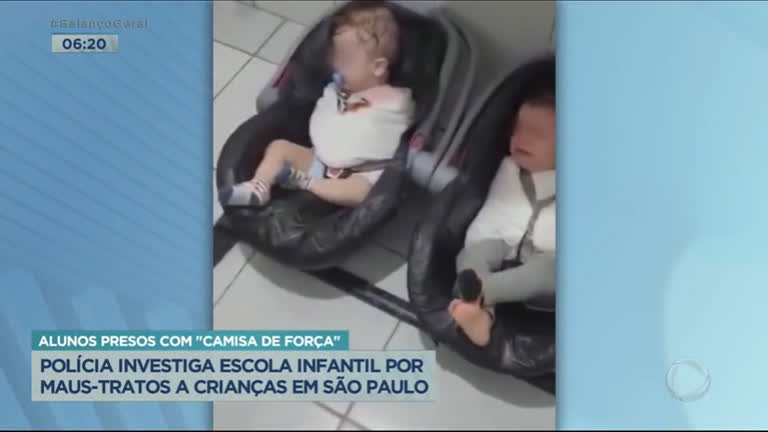 Vídeo: Polícia investiga escola infantil por maus-tratos a crianças em SP