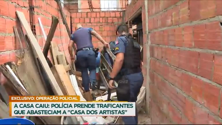 Vídeo: Polícia faz operação para prender traficantes que abasteciam a Casa dos Artistas