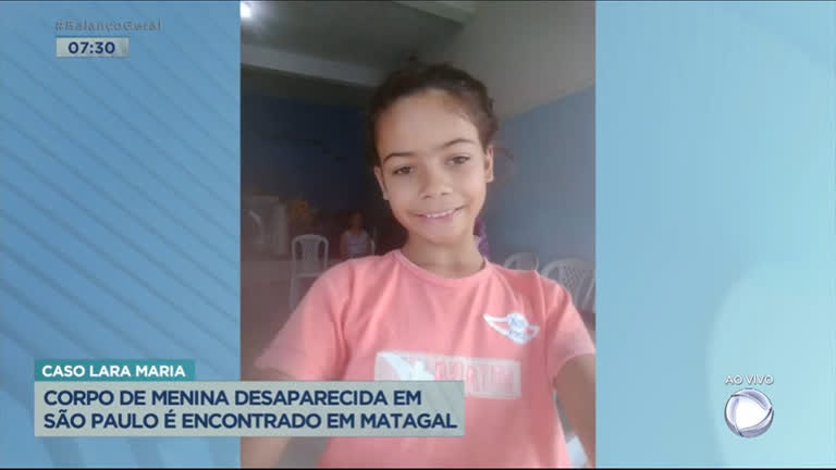 Vídeo: Corpo de menina desaparecida é encontrado em matagal