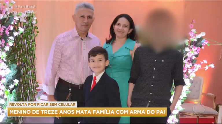 Vídeo: Menino de 13 anos mata mãe e irmão com arma do pai na Paraíba