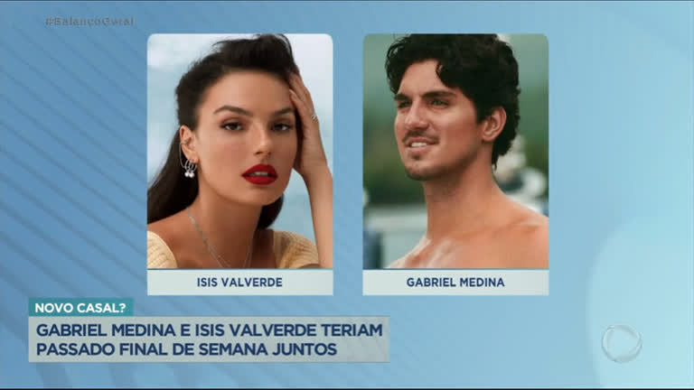 Vídeo: Gabriel Medina e Isis Valverde teriam passado final de semana juntos no RJ