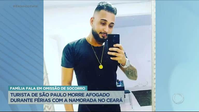 Vídeo: Turista de São Paulo morre afogado durante férias com a namorada no Ceará