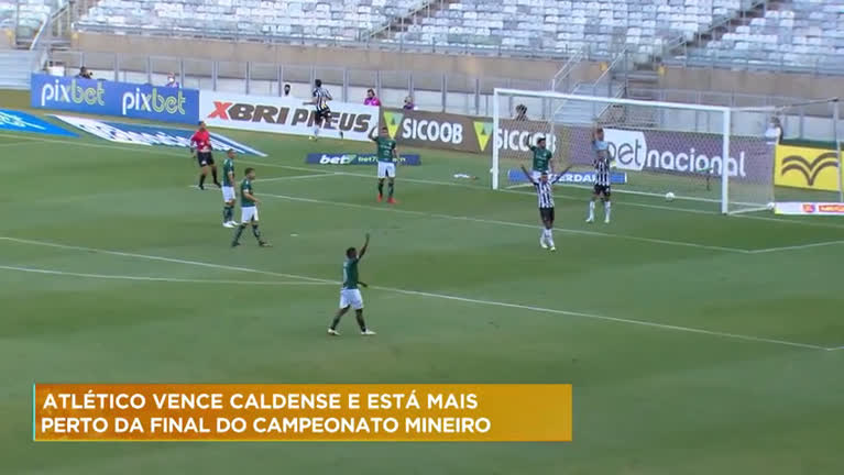 Vídeo: Atlético vence Caldense e está perto da final do Mineiro