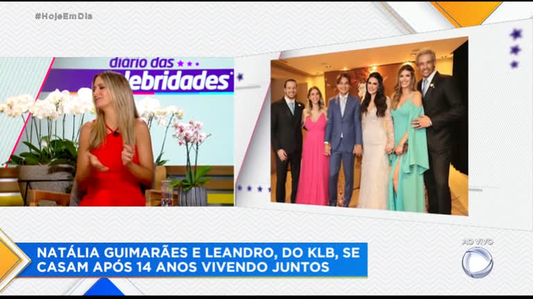 Natália Guimarães e Leandro, do KLB, oficializam casamento após 14 anos  juntos - Hoje em Dia - R7 Diário das Celebridades