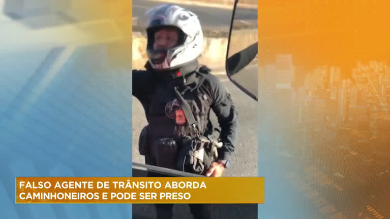 Vídeo: Homem finge ser segurança de trânsito no Anel Rodoviário de BH