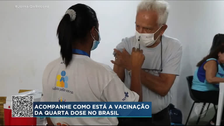Vídeo: Rio de Janeiro começa a aplicar quarta dose contra a covid em idosos acima de 80 anos