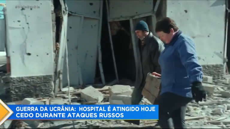 Vídeo: Mais um hospital é atingido em ataques russos na Ucrânia