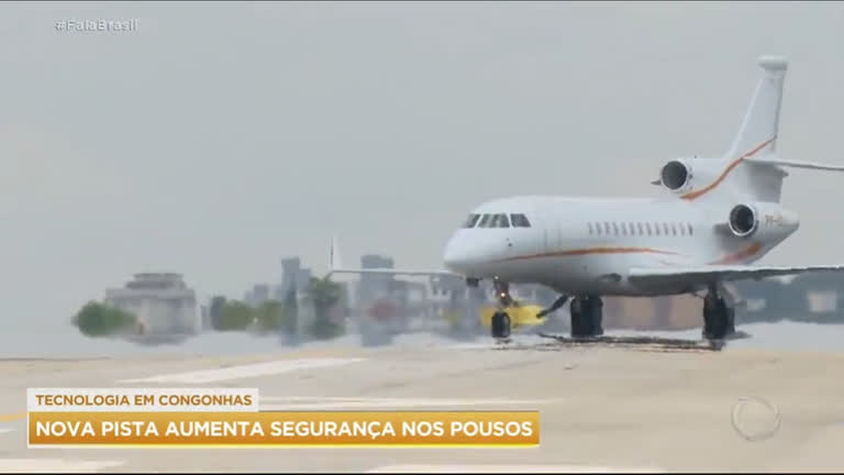 Vídeo: Aeroporto de Congonhas ganha nova pista de escape que desacelera aviões em casos de emergência