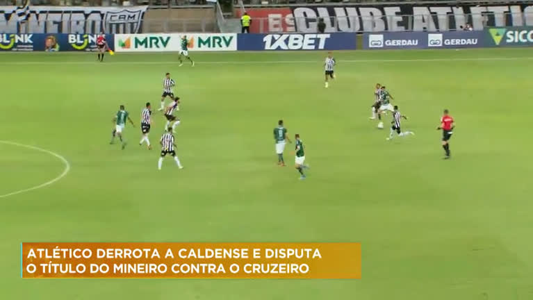Vídeo: Atlético-MG avança para final do Mineiro após vencer a Caldense