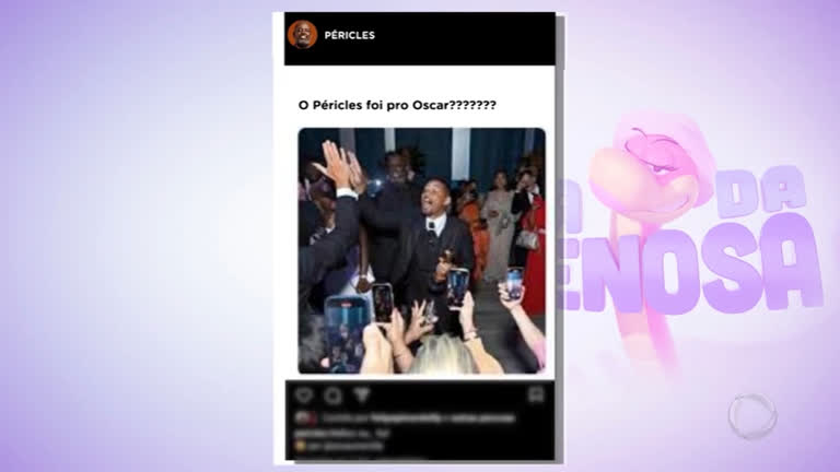 Vídeo: Péricles brinca ao dizer que estava na festa do Oscar