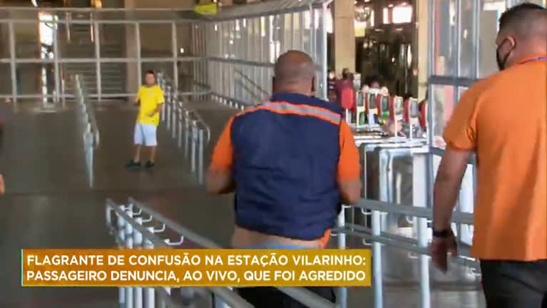 Vídeo: Record TV Minas flagra confusão na Estação Vilarinho, em BH