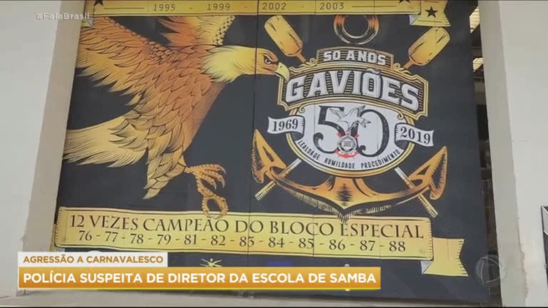 Vídeo: Diretor de escola de samba é suspeito de agredir carnavalesco