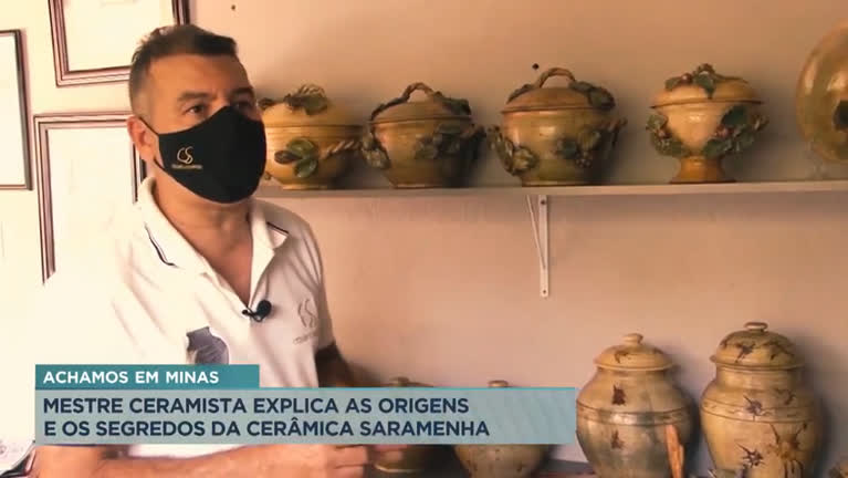 Vídeo: Achamos em Minas: artista produz cerâmica saramenha