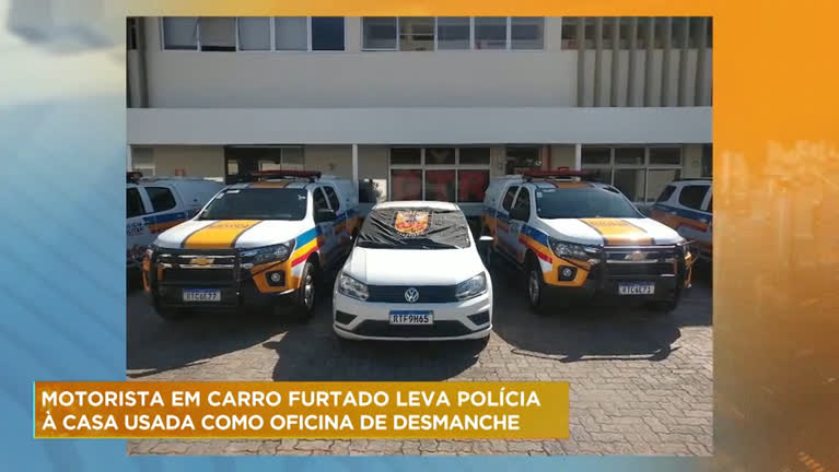 Vídeo: Abordagem leva polícia até oficina que clonava veículos na Grande BH