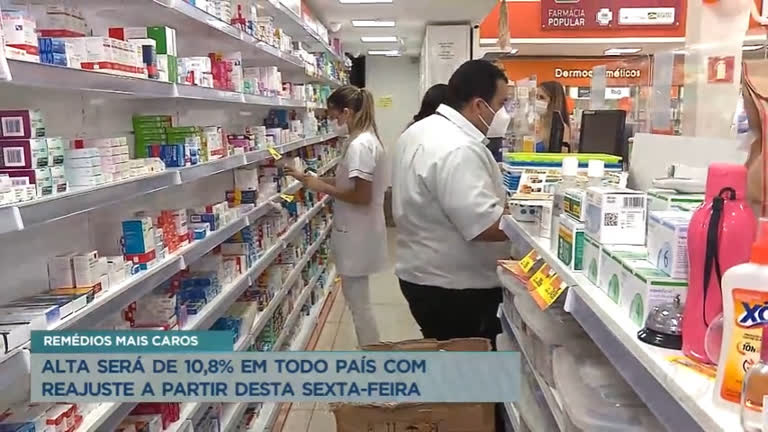 Vídeo: Medicamentos terão alta de 10,8% em todo país