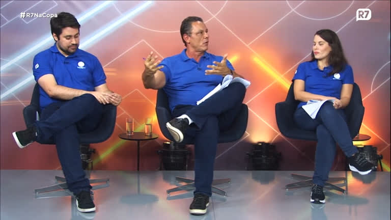 Vídeo: Comentaristas analisam grupo com Espanha e Alemanha, e Cosme Rimoli critica ranking da Fifa