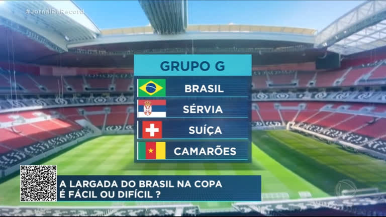 Vídeo: Brasil vai enfrentar Sérvia, Suíça e Camarões na primeira fase da Copa do Mundo
