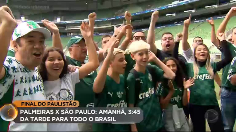 Vídeo: Palmeiras precisa de dois gols para levar final do Paulistão para os pênaltis