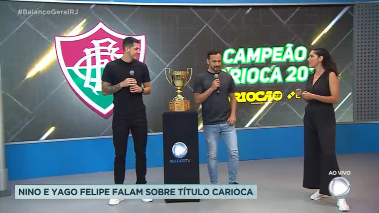 Vídeo: Nino e Yago falam sobre conquista do Cariocão pelo Fluminense