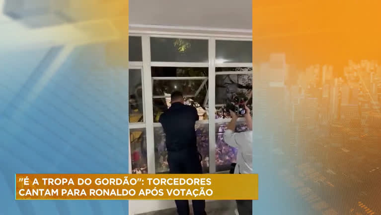 Vídeo: “Tropa do gordão”: Torcedores do Cruzeiro criam canto para Ronaldo