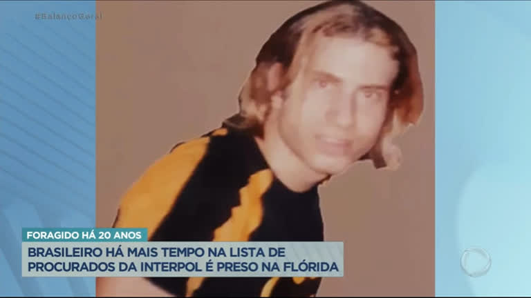 Vídeo: Brasileiro há mais tempo na lista da Interpol é preso na Flórida