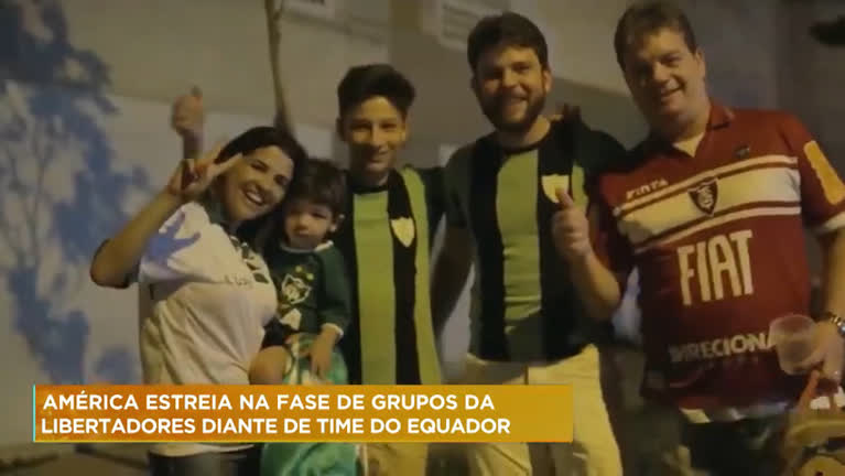 Vídeo: América estreia na fase de grupos da Libertadores nesta quarta (06)