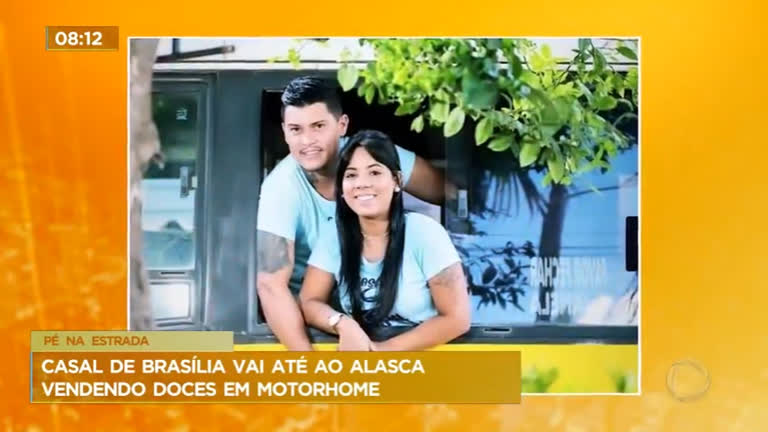 Vídeo: Casal de Brasília planeja viajar até o Alasca vendendo doces em Motorhome