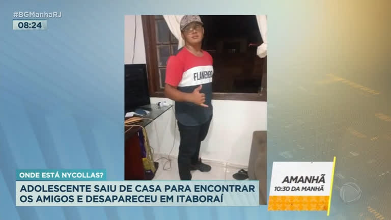 Vídeo: Polícia investiga desaparecimento de adolescente em Itaboraí