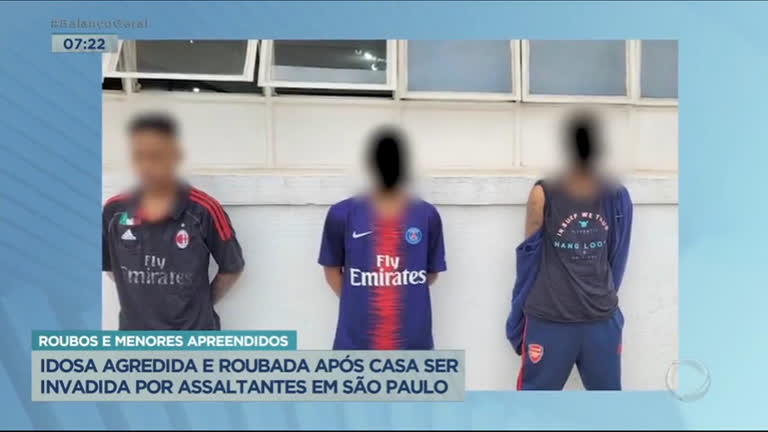 Vídeo: Bandidos invadem casa, agridem e roubam idosa em São Paulo
