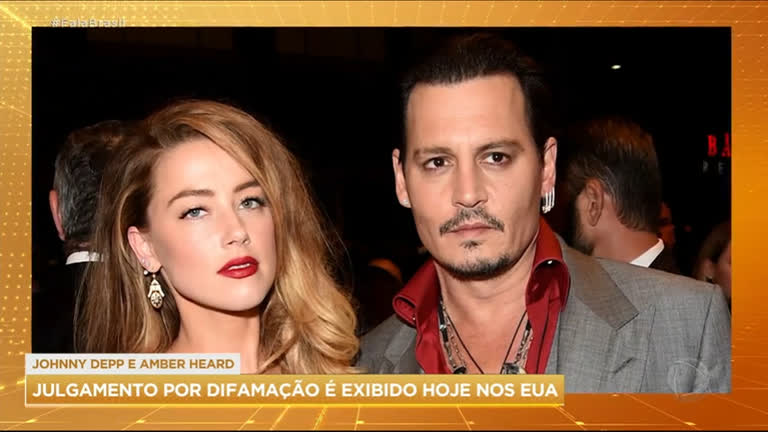 Vídeo: Johnny Depp e ex-mulher ficam frente a frente durante julgamento por difamação